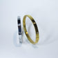 Essential silver-gold bracelet , White background . front view