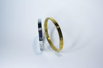 Gold-silver Essential Bracelet , Front view