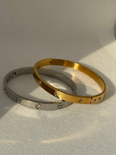 essential silver-gold bracelet , front view